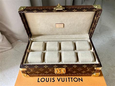 louis vuitton replica watch case|louis vuitton watch trunk.